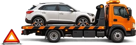 Emergency flatbed tow truck recovery unit